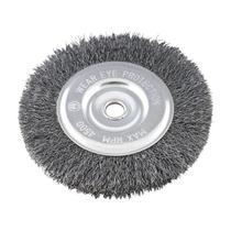 Escova circular de aço ondulada 6" x 1/2" x 5/8" vonder