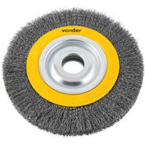 Escova Circular de Aço, Ondulada, 8" x 1.3/16" ( 203 mm x 30 Mm), com Bucha de Redução, Vonder OstenVonder Escova Circular de Aço, Ondulada, 8" x 1.3/16" ( 203 mm x 30 Mm), com Bucha de Redução, Vonder OstenVonder
