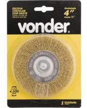 Escova Circular Haste De 1/4 Vonder 4 X 1/2 Escova Circular Haste De 1/4 Vonder 4 X 1/2