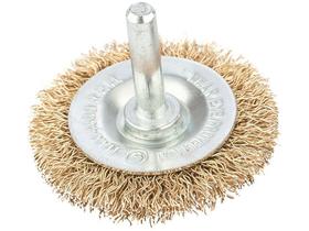 Escova circular latonada, haste 6mm, 75mm, 1pc // mtx Escova circular latonada, haste 6mm, 75mm, 1pc // mtx