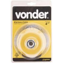 Escova Circular Tipo Copo Ondulada 4" - Vonder