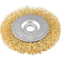 Escova Circular Vonder 3" 76,2 Mm Aço Carbono Ondulada Para Limpeza De Peças Em Geral Escova Circular Vonder 3" 76,2 Mm Aço Carbono Ondulada Para Limpeza De Peças Em Geral