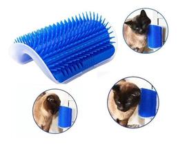 Escova Coçadinha de Canto Para Gato com Catnip