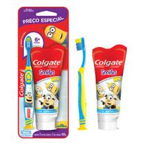 Escova Colgate + Gel Dental Infantil Com Flúor Bubble Fruit Escova Colgate + Gel Dental Infantil Com Flúor Bubble Fruit