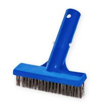 Escova com cerdas de aço 12 cm limpeza de piscina alvenaria