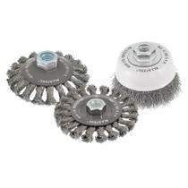 Escova conica aço 4" m14 allsteel 13w443 walter