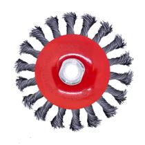 Escova Cônica Trançada 4.1/2 Pol (115mm) Rosca M14