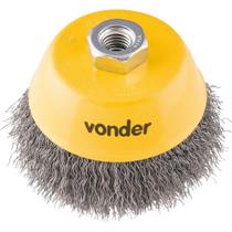 Escova Copo 6"" Ondulada - 6325006140 - VONDER