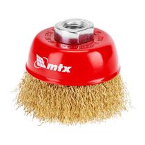 Escova Copo de Aço Carbono Ondulada Latonada M14 3'' 746049 MTX