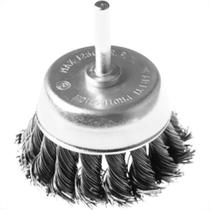 Escova Copo Disf.Malha trançada C/Haste 75Mm Escova Copo Disf.Malha trançada C/Haste 75Mm