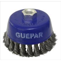 Escova copo rosca trançada 65 mm com diametro de fio 05 mm - 861-42960 - guepar Escova copo rosca trançada 65 mm com diametro de fio 05 mm - 861-42960 - guepar