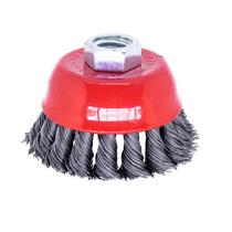 Escova Copo Trançada Aeme 3 Pol (75mm) Rosca 5/8 100 Unidades