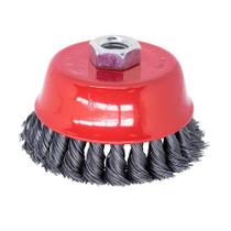 Escova Copo Trançada Aeme 4 Pol (100mm) Rosca M14 Escova Copo Trançada Aeme 4 Pol (100mm) Rosca M14