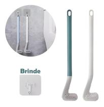 Escova Curva P/vaso Sanitário Banheiro Limpeza De Silicone