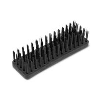 Escova de Aço 5 Fileiras base em Plástico 130x50mm Roma Escova de Aço 5 Fileiras base em Plástico 130x50mm Roma