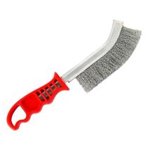 Escova De Aço Carbono Brafit C/ Cabo Plástico C/ Cerdas