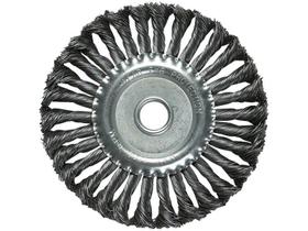 Escova de Aço Carbono Circular Torcida 4 POL 100 MM Rosca M14 MTX Escova de Aço Carbono Circular Torcida 4 POL 100 MM Rosca M14 MTX