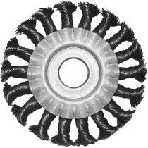 Escova de Aço Carbono Circular Trançada 6x1/2x7/8