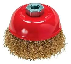 Escova De Aço Circular 100 Mm Ondulada Tipo Copo M14 Mtx Escova De Aço Circular 100 Mm Ondulada Tipo Copo M14 Mtx