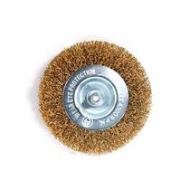 Escova de Aço Circular 3'' com Pino - Para Remoção de Óxido e Polimento Escova de Aço Circular 3'' com Pino - Para Remoção de Óxido e Polimento