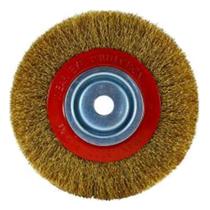 Escova de Aço Circular 6 Pol x 3/4 Pol para Moto Esmeril