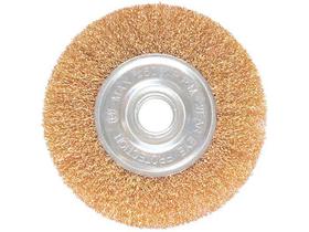 Escova de Aço Circular 6 POL X 7/8 POL para Esmeril MTX Escova de Aço Circular 6 POL X 7/8 POL para Esmeril MTX