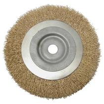 Escova de Aco Circular 6 X 1 X 5/8 Latonado - ACR