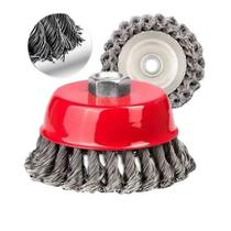 Escova de Aço Circular 65 MM Trançada Tipo Copo MTX