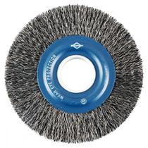 Escova De Aco Circular Brasfort Aco Latonado 6'' X 3/4'' Blister - 7247 Escova De Aco Circular Brasfort Aco Latonado 6'' X 3/4'' Blister - 7247