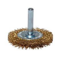 Escova de Aço Circular com Haste 50mm Mister
