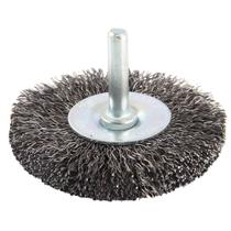 Escova de Aço Circular Haste 50mm com fio ondulado de 0,30mm 7251 BRASFORT Escova de Aço Circular Haste 50mm com fio ondulado de 0,30mm 7251 BRASFORT