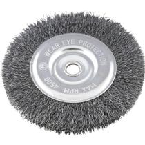 Escova de aço circular ondulada 6 x 1/2 x 1/2" Escova de aço circular ondulada 6 x 1/2 x 1/2"