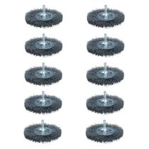 Escova de Aço Circular Ondulado 63mm com Haste Makita D-39970 - 10 Unidades