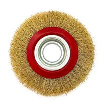 Escova de Aço Circular para Esmeril de 6" x 3/4 x 1/2 Hessen