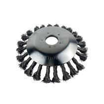 Escova de Aço Circular Universal para Roçadeira a Gasolina Importadas e Stihl, encaixe 1 polegada acompanha Redutor 20mm Carbon Fak