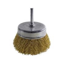 Escova de Aço Copo 75mm Ondulado para Limpeza e Remoção de Tinta - DTOOLS