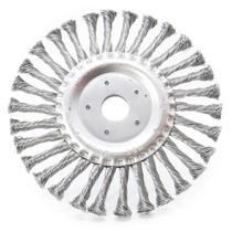 Escova De Aço Inox Circular Rotativa Trançada 7" 180mm