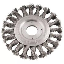 Escova de Aço Inox Circular Trançada 6x1/2x7/8