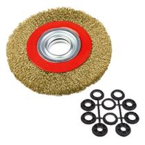 Escova De Aço Latonado Circular 6x1'' (571,0006) - Graff Vantage