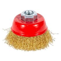 Escova De Aço Latonado Tipo Copo Com Rosca 571,0014 - Graff