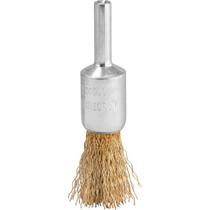 Escova de aço latonado tipo pincel 16 mm