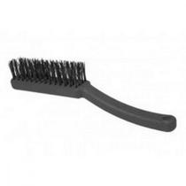 Escova De Aco Manual Roma Plastico Com Cabo 4 Fileiras - Kit C/12 Pecas