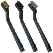 Escova de Aço Mini com 3 Peças Importado EDA