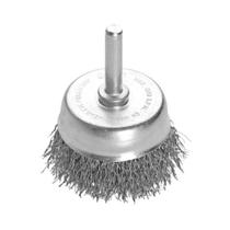 Escova de Aço Ondulado 50mm Tipo Copo Com Haste 1/4" - Pequi