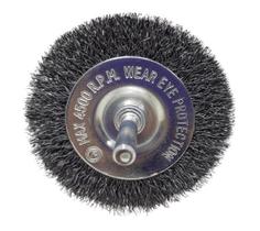 Escova de Aço Ondulado com Haste 50mm - 2232 - Berwanger