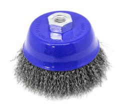 Escova de Aço Ondulado Modelo Copo com Rosca M14x100mm - 1947 - Berwanger