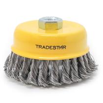 Escova De Aço Para Esmerilhadeira Lixadeira Copo 64 Mm M14 Escova De Aço Para Esmerilhadeira Lixadeira Copo 64 Mm M14