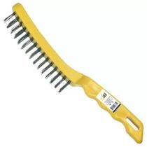 Escova de Aço para Limpeza Multiuso Resistente 27cm Amarela - ID-3147E Escova de Aço para Limpeza Multiuso Resistente 27cm Amarela - ID-3147E