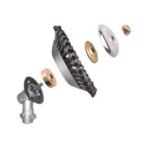 Escova de Aço Para Roçadeira 8 polegadas + peças Escova de Aço Para Roçadeira 8 polegadas + peças