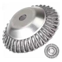 Escova De Aço Para Roçadeira Profissional Universal Resistente!